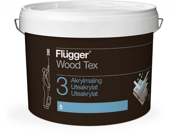 Акриловая краска для дерева Flugger Wood Tex Akrylmaling 